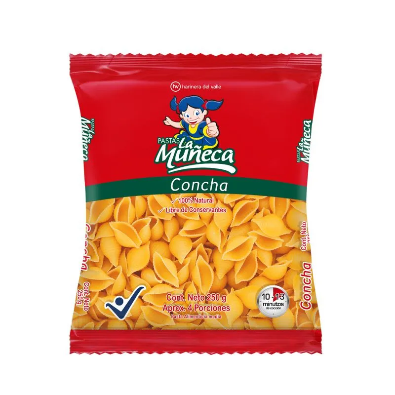 Pasta La Muñeca Concha X 250 G