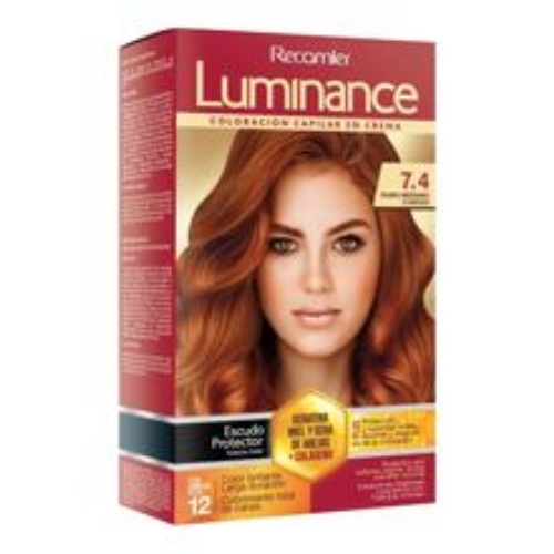 Imagen de Tinte LUMINANCE rubio mediano cobrizo precio especial 2 tubos N.° 7.4