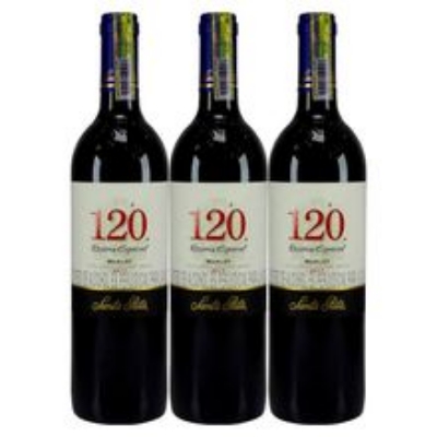 Imagen de Vino SANTA RITA 120 reserva especial merlot x750 ml 2x3