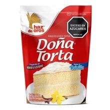 Mezcla para tortas HAZ DE ORO vainilla x500 g
