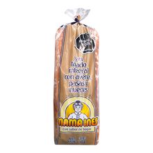 Pan MAMA INES integral avena pasas nueces x500 g