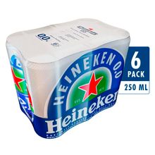 Cerveza HEINEKEN 0.0% 6 unds x250 ml c/u