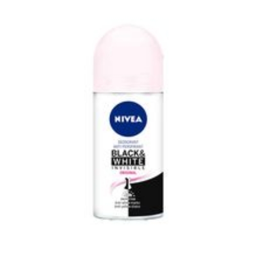 Imagen de Desodorante NIVEA black white clear femenino roll-onx50 ml