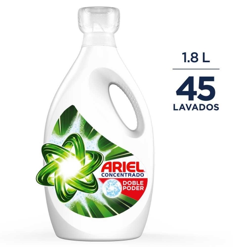 Imagen de Detergente líquido ARIEL doble poder concentrado (1800  ml)