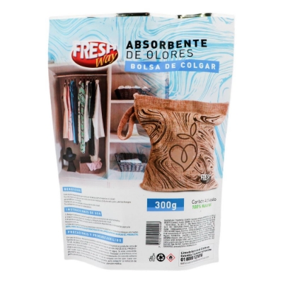 Imagen de Absorbente de olores FRESHWAY bolsa de colgar (300  gr)