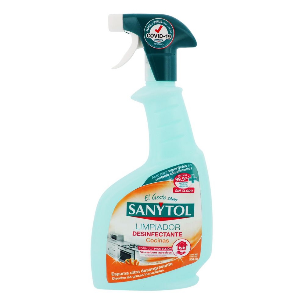 Imagen de limpiador SANYTOL DESINFECTANTE COCINA (500  ml)