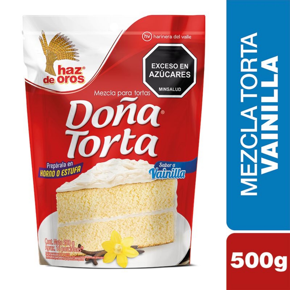 Imagen de Mezcla para torta DONA TORTA vainilla (500  gr)