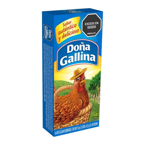 Imagen de Caldo de gallina DONA GALLINA 12cubos (126  gr)