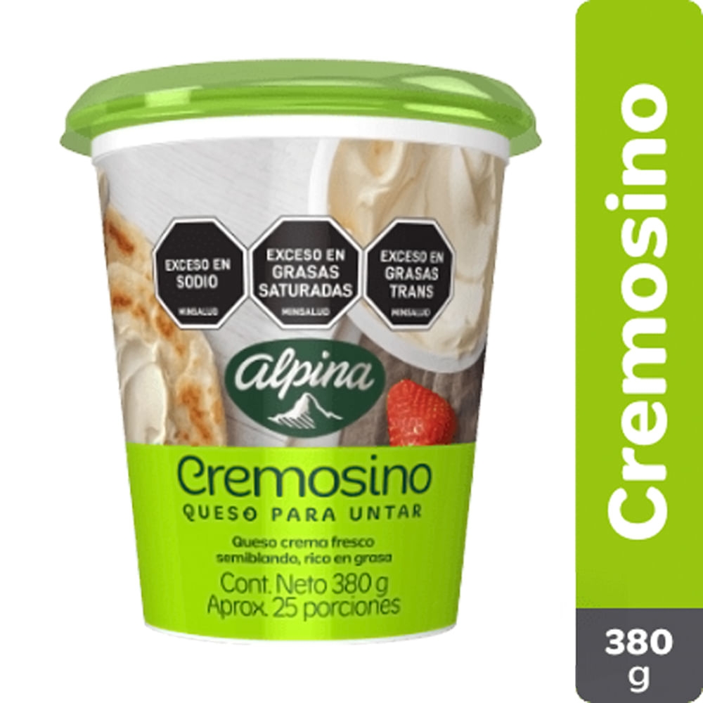 Imagen de Queso crema ALPINA cremosino x380 g