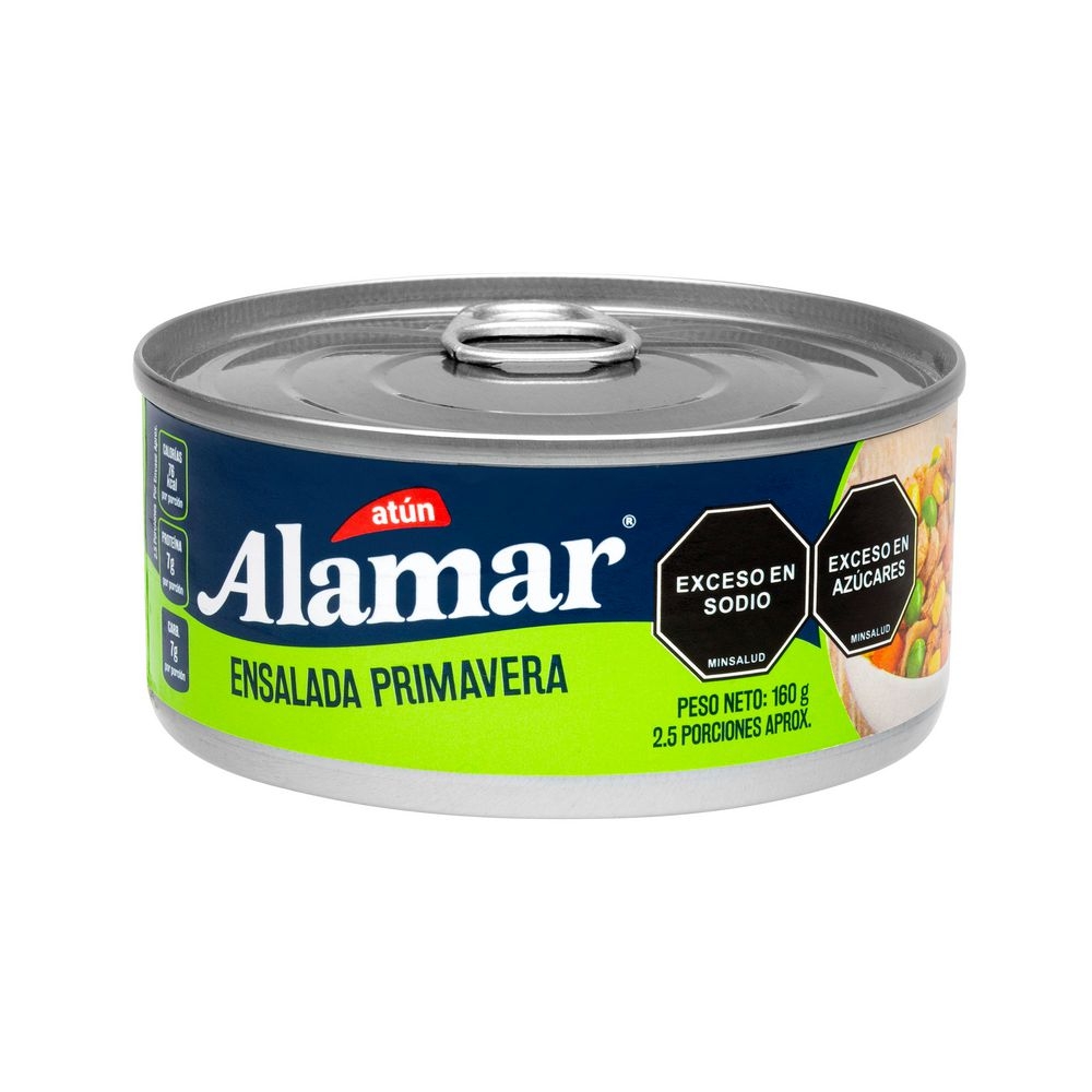 Imagen de Ensalada de atún ALAMAR con verduras maiz zanahoria arveja (104  gr)