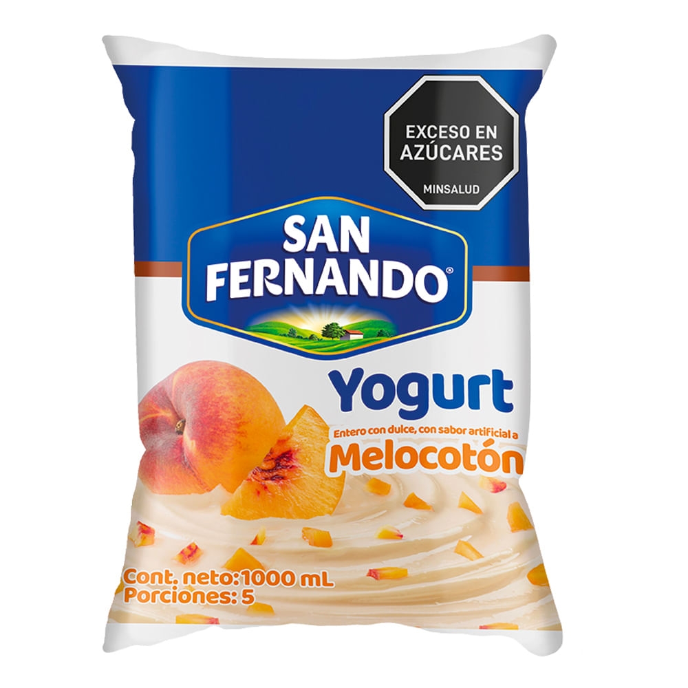 Imagen de Yogurt SAN FERNANDO melocotón x1000 ml