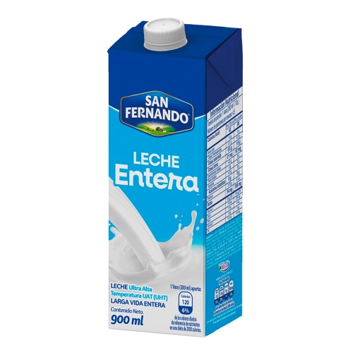Imagen de Leche SAN FERNANDO entera x900 ml