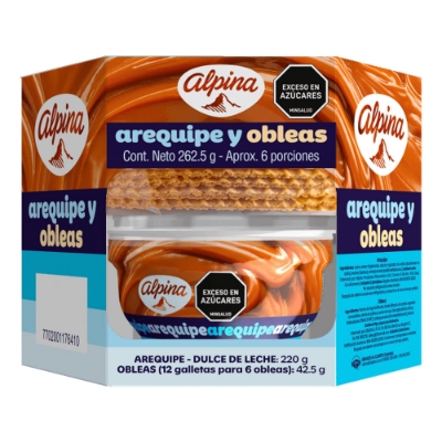 Imagen de Arequipe ALPINA x220 g + obleas x42.5 g