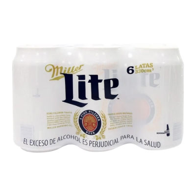 Imagen de Cerveza MILLER 6 unds x310 ml c/u