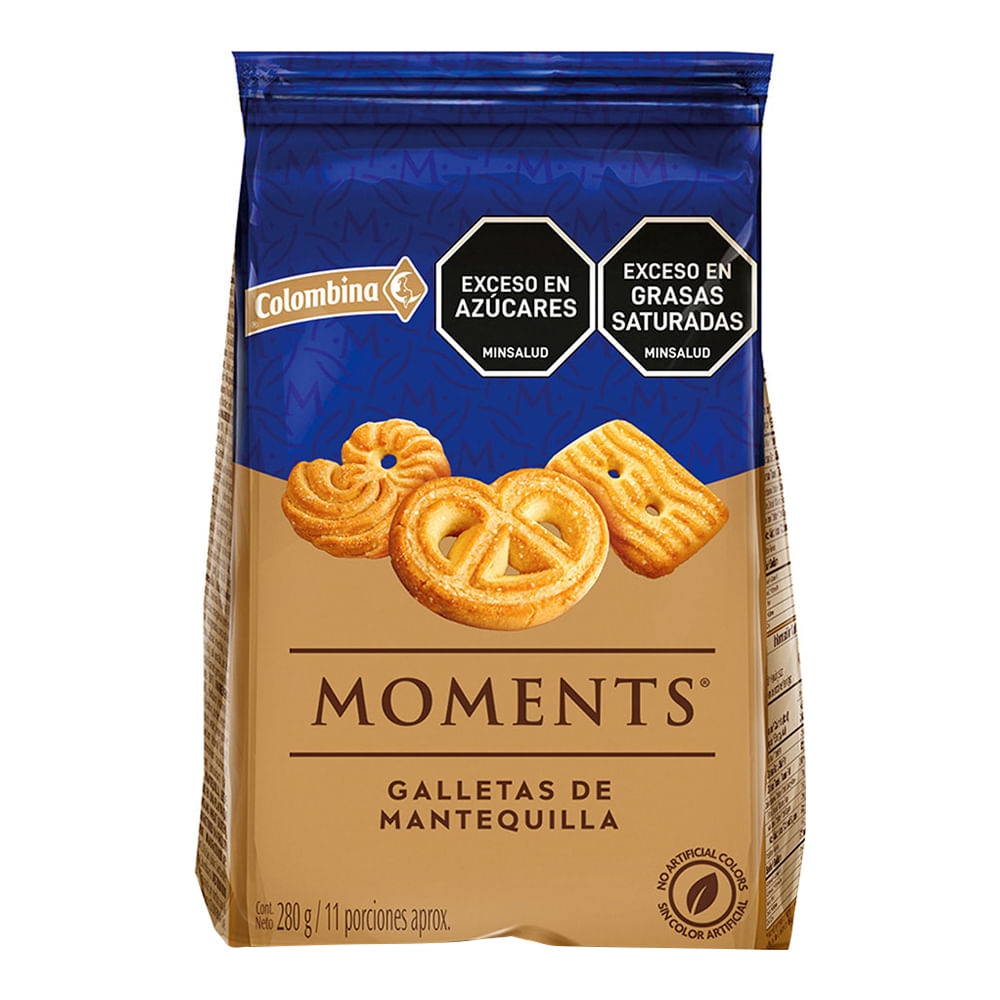 Imagen de Galletas COLOMBINA moments x280 g