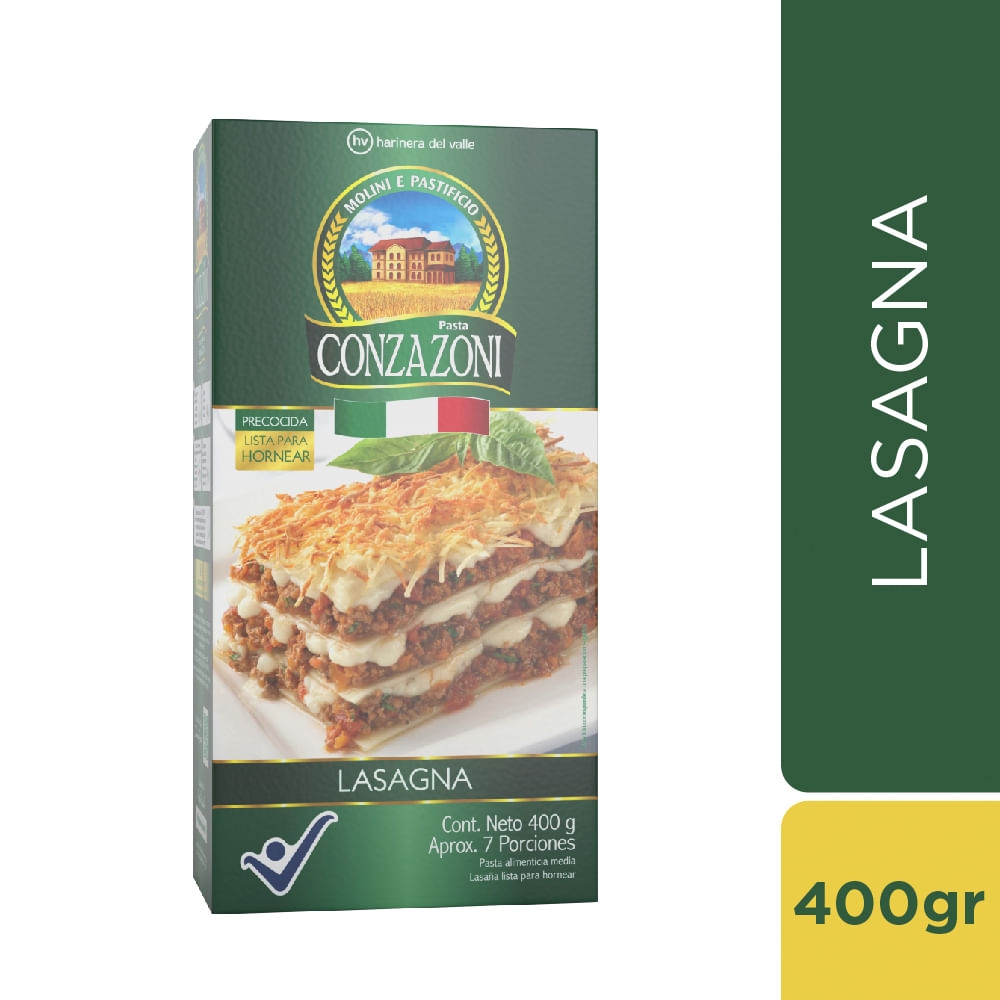 Imagen de Pasta CONZAZONI lasagna x400 g