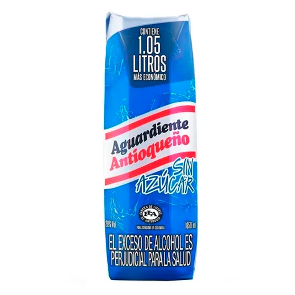 Imagen de Aguardiente ANTIOQUEÑO sin azucar x1050 ml