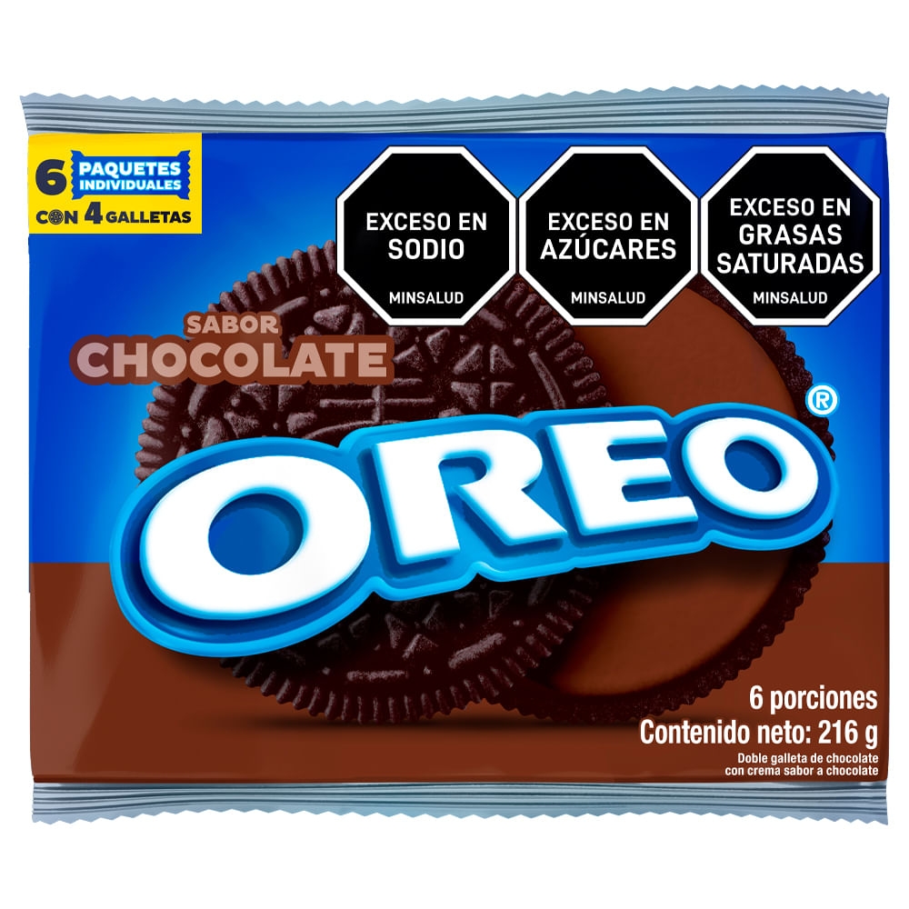 Imagen de Galleta OREO chocolate 6 unds x36 g c/u