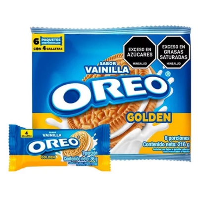 Imagen de Galleta OREO golden 6 unds x36 g c/u