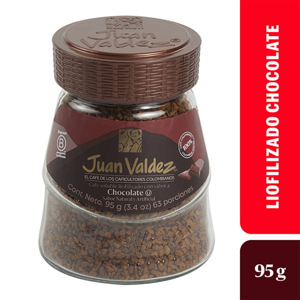 Imagen de Café liofilizado JUAN VALDEZ  chocolate x95 g