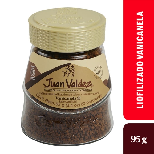 Imagen de Café  liofilizado JUAN VALDEZ vanicanela x95 g