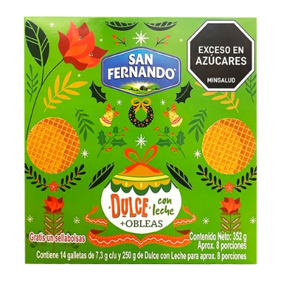 Imagen de Combo SAN FERNANDO dulce de leche x250 g + obleas x352 g