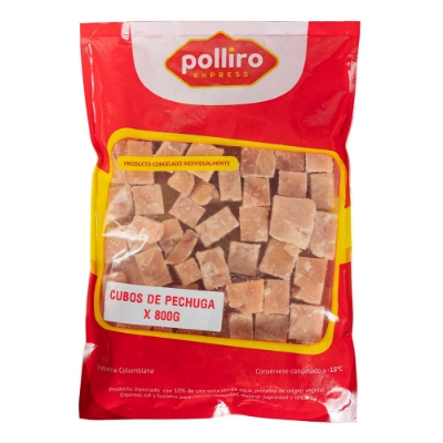 Imagen de Pechuga en cubos POLLIRO x800 g