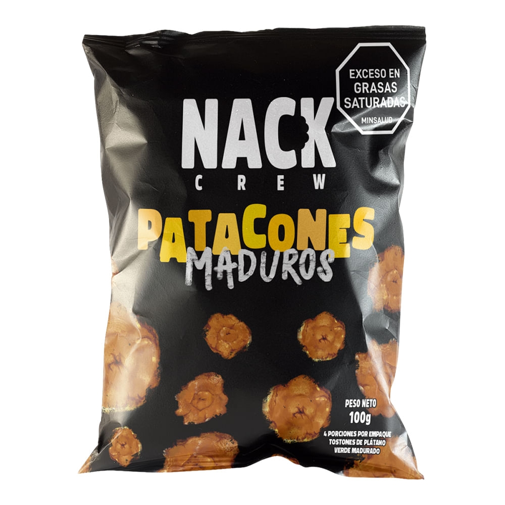 Imagen de Patacones NACK CREW maduros x100 g