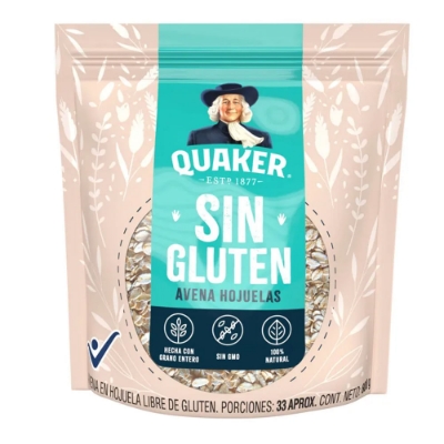 Imagen de Avena QUAKER en hojuelas sin gluten x800 g
