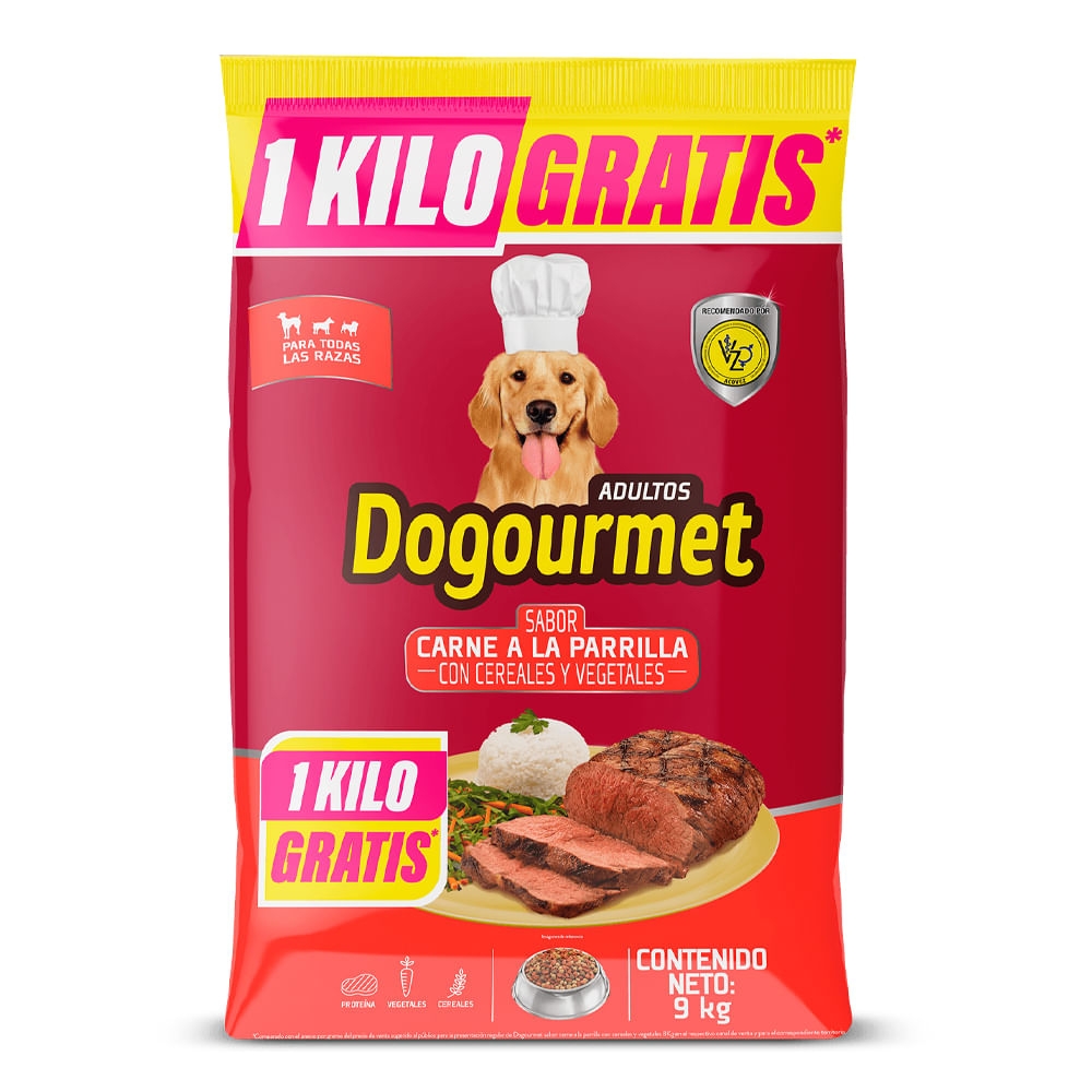 Imagen de Alimento para perro DOGOURMET carne a la parrilla x9000 g
