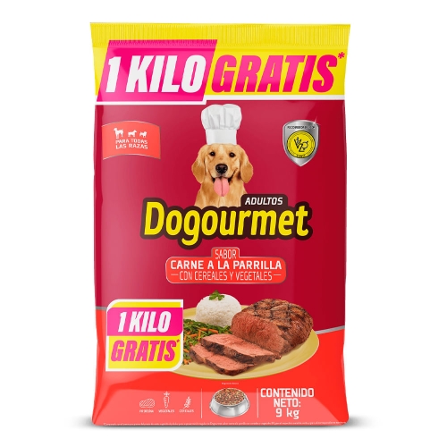Imagen de Alimento para perro DOGOURMET carne a la parrilla x9000 g