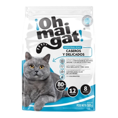 Imagen de Alimento para gato OH MAIGAT caseros y delicados x500 g