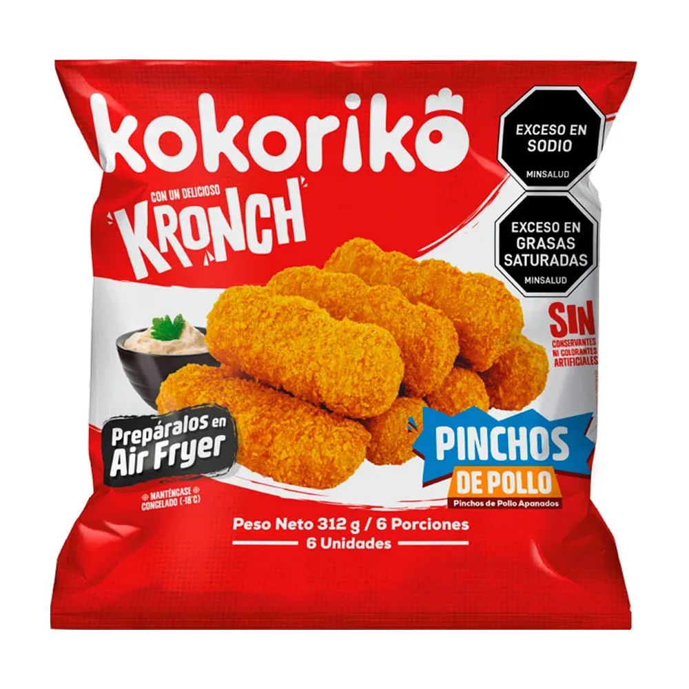 Imagen de Pinchos KOKORIKO pollo x312 g
