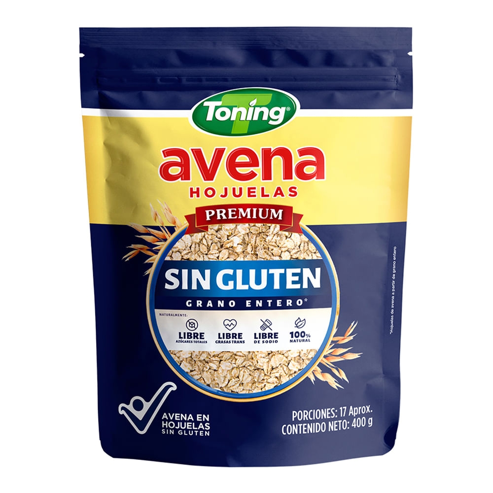 Imagen de Avena TONING hojuelas sin gluten x400 g