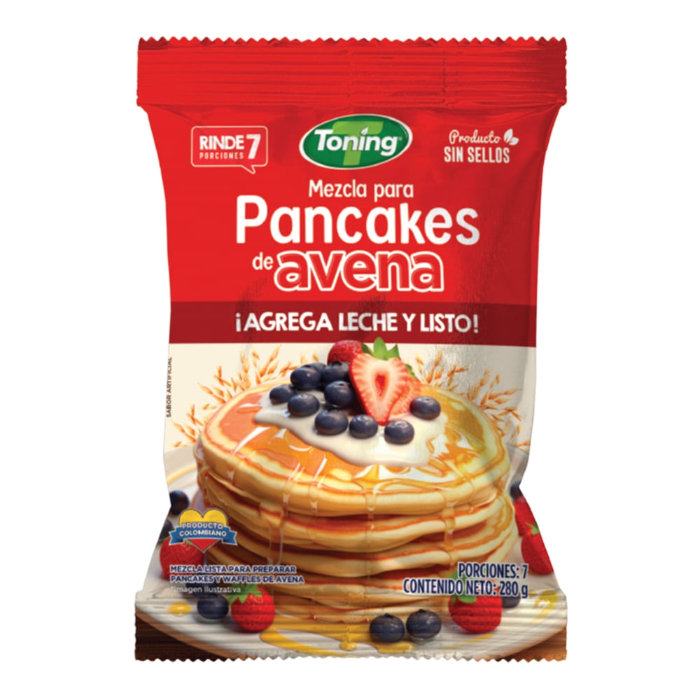 Imagen de Mezcla avena TONING pancake x280 g