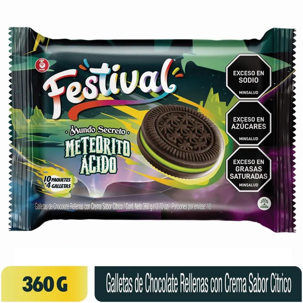 Imagen de Galleta FESTIVAL mundo secreto x360 g