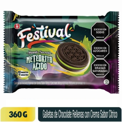 Imagen de Galleta FESTIVAL mundo secreto x360 g