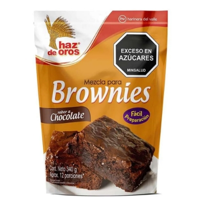 Imagen de Mezcla lista HAZ DE OROS brownies x340 g