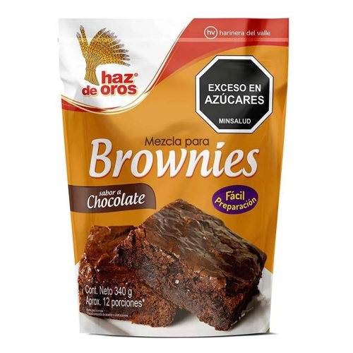 Imagen de Mezcla lista HAZ DE OROS brownies x340 g