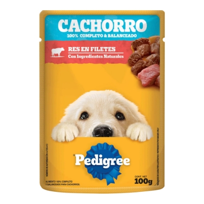 Imagen de Alimento húmedo para perro PEDIGREE cachorro res x100 g