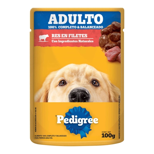 Imagen de Alimento para perro PEDIGREE adulto sabor a carne x100 g