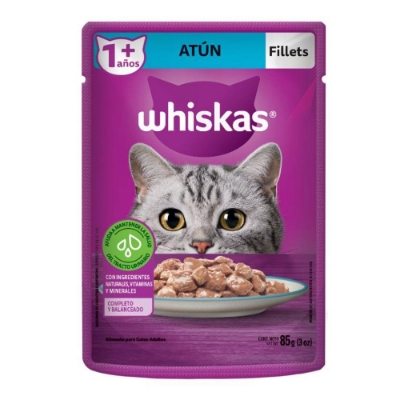 Imagen de Alimento húmedo para gato WHISKAS adulto sabor atún x85 g