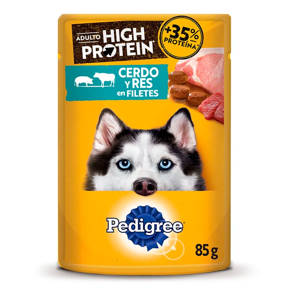 Imagen de Alimento húmedo para perro PEDIGREE sabor a cerdo y res x85 g