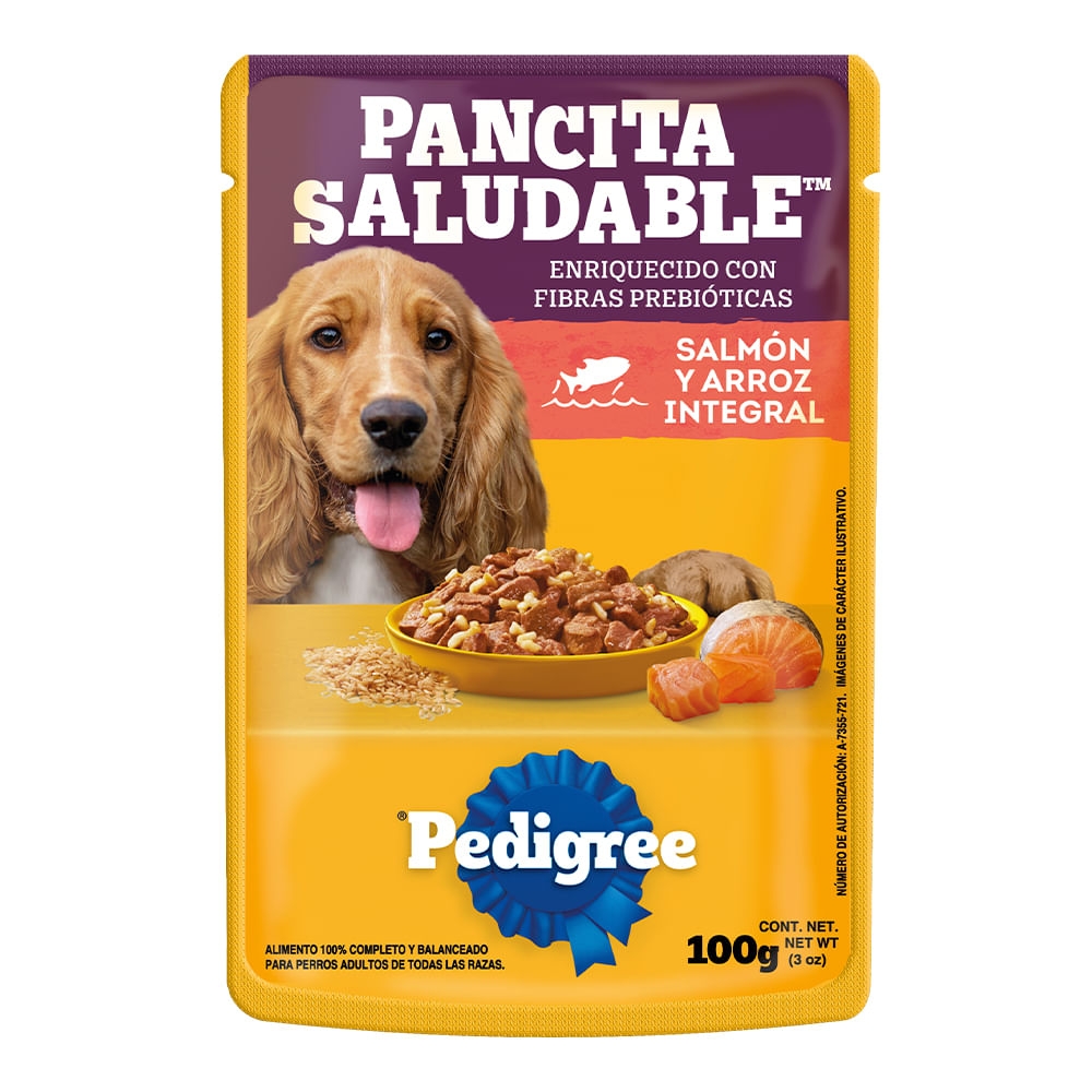 Imagen de Alimento húmedo PEDIGREE salmón y arroz x100 g