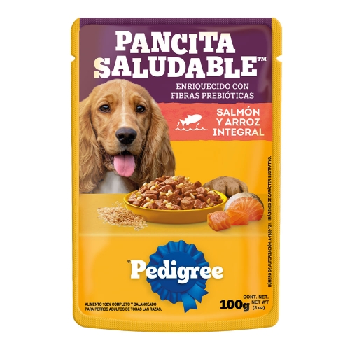 Imagen de Alimento húmedo PEDIGREE salmón y arroz x100 g