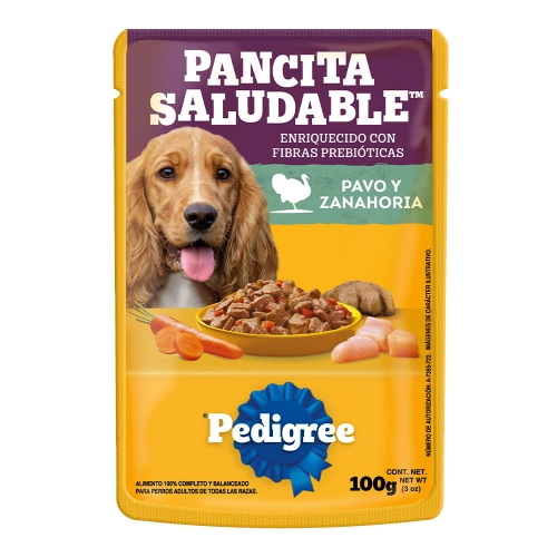Imagen de Alimento húmedo PEDIGREE pavo y zanahoria x100 g
