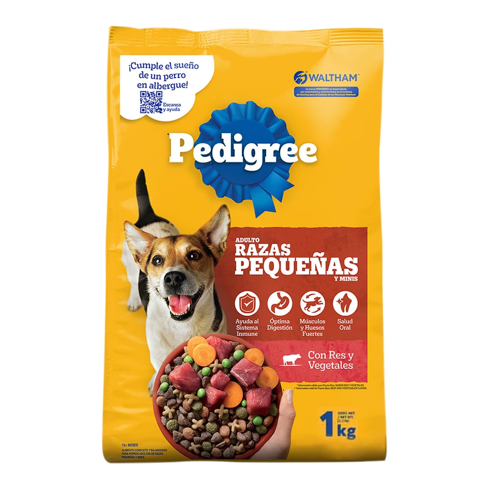 Imagen de Alimento para perro PEDIGREE adulto razas pequeñas x1000 g