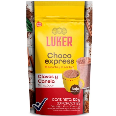 Imagen de Chocolate LUKER choco express clavos y canela x120 g