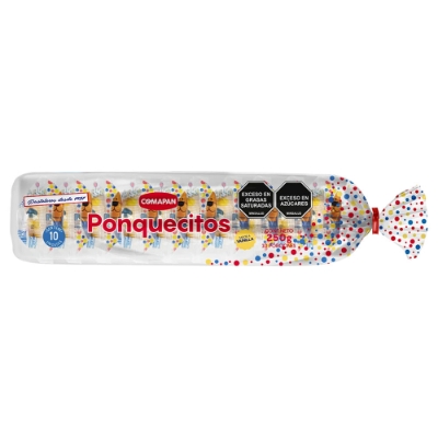 Imagen de Ponquecitos COMAPAN 10 unds x250 g