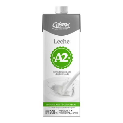Imagen de Leche CELEMA A2 semidescremada semideslactosada x900 ml